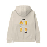 Lets Get Beers Tonight Hoodie - Krem - arka görünüm