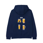 Lets Get Beers Tonight Hoodie - Lacivert - arka görünüm