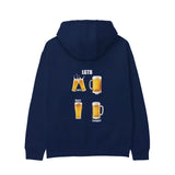 Lets Get Beers Tonight Hoodie - Lacivert - arka görünüm