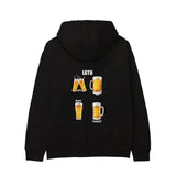 Lets Get Beers Tonight Hoodie - Siyah - arka görünüm