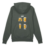 Lets Get Beers Tonight Oversize Hoodie - Antrasit - arka görünüm