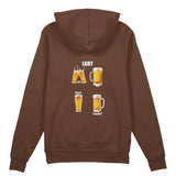 Lets Get Beers Tonight Oversize Hoodie - Kahverengi - arka görünüm