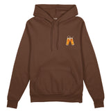 Lets Get Beers Tonight Oversize Hoodie - Kahverengi - ön görünüm