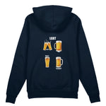Lets Get Beers Tonight Oversize Hoodie - Lacivert - arka görünüm
