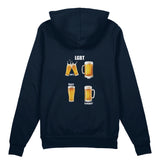 Lets Get Beers Tonight Oversize Hoodie - Lacivert - arka görünüm