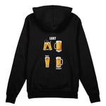 Lets Get Beers Tonight Oversize Hoodie - Siyah - arka görünüm
