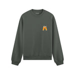Lets Get Beers Tonight Oversize Sweatshirt - Antrasit - ön görünüm