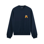 Lets Get Beers Tonight Oversize Sweatshirt - Lacivert - ön görünüm