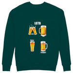 Lets Get Beers Tonight Sweatshirt - Antrasit - arka görünüm