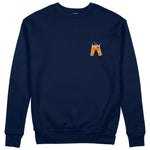 Lets Get Beers Tonight Sweatshirt - Lacivert - ön görünüm