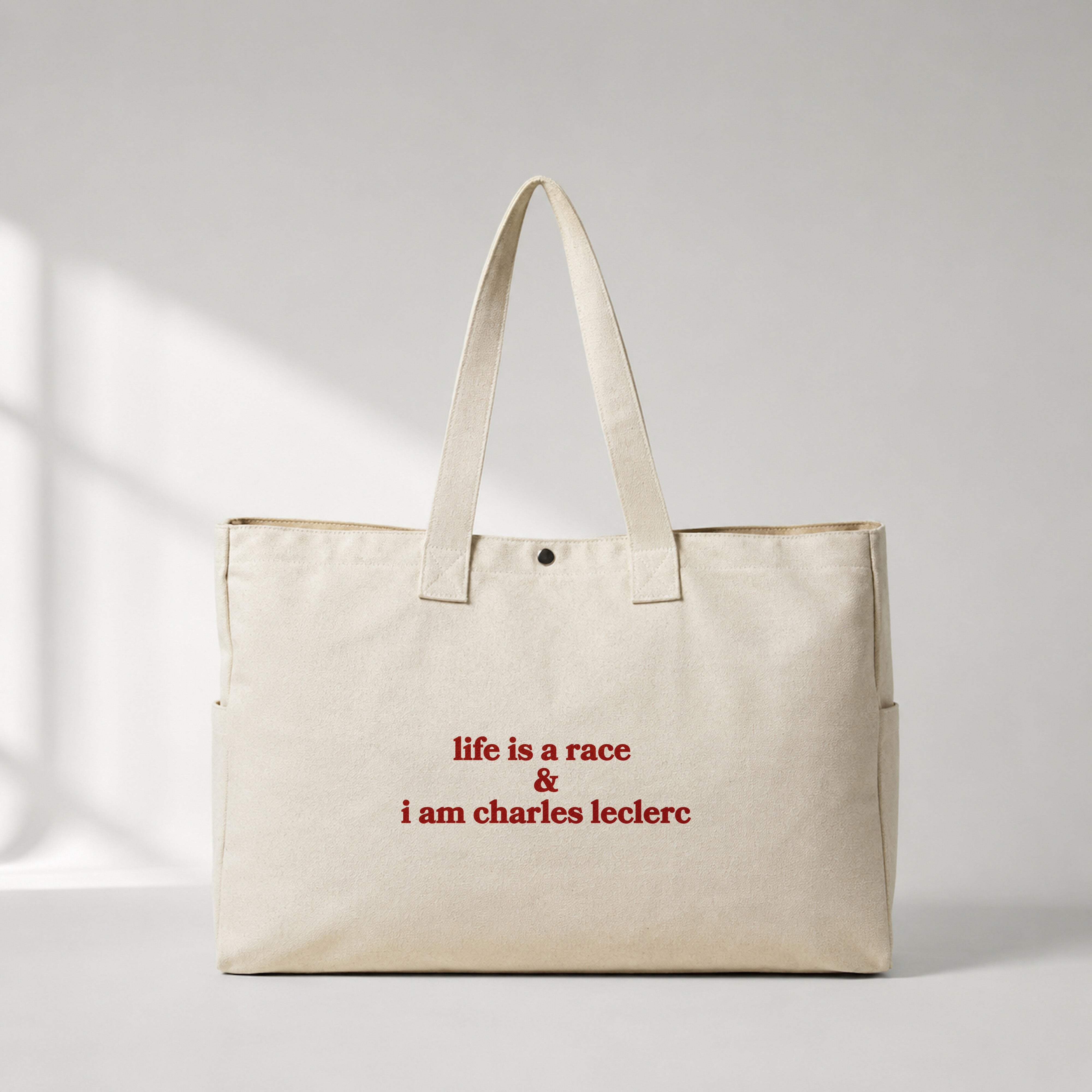Life Is A Race Daily Tote Bag – ön görünüm