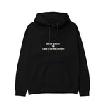 Life Is A Race Hoodie - Siyah - ön görünüm