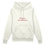Life Is A Race Oversize Hoodie - Beyaz - ön görünüm