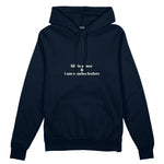 Life Is A Race Oversize Hoodie - Lacivert - ön görünüm