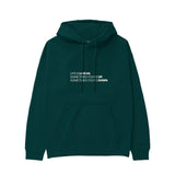 Life Is Like 69 Hoodie - Koyu Yeşil - ön görünüm