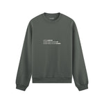 Life Is Like 69 Oversize Sweatshirt - Antrasit - ön görünüm