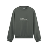 Life Is Like 69 Oversize Sweatshirt - Antrasit - ön görünüm