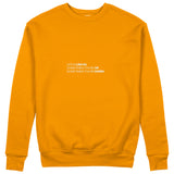 Life Is Like 69 Sweatshirt - Turuncu - ön görünüm
