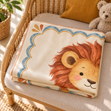 Lion Matinee Polar Bebek Battaniyesi — Katlı görünüm