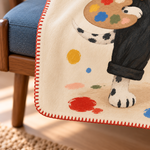 Little Artist Polar Bebek Battaniyesi — Kenar ve dikiş detayı