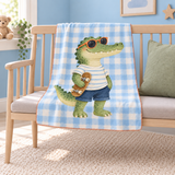 Little Skate Croc Polar Bebek Battaniyesi — Ana görünüm