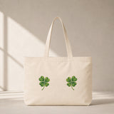 Lucky Twins Club Tote Bag – ön görünüm