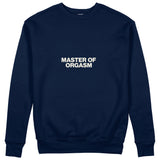 Master Of Orgasm Sweatshirt - Lacivert - ön görünüm