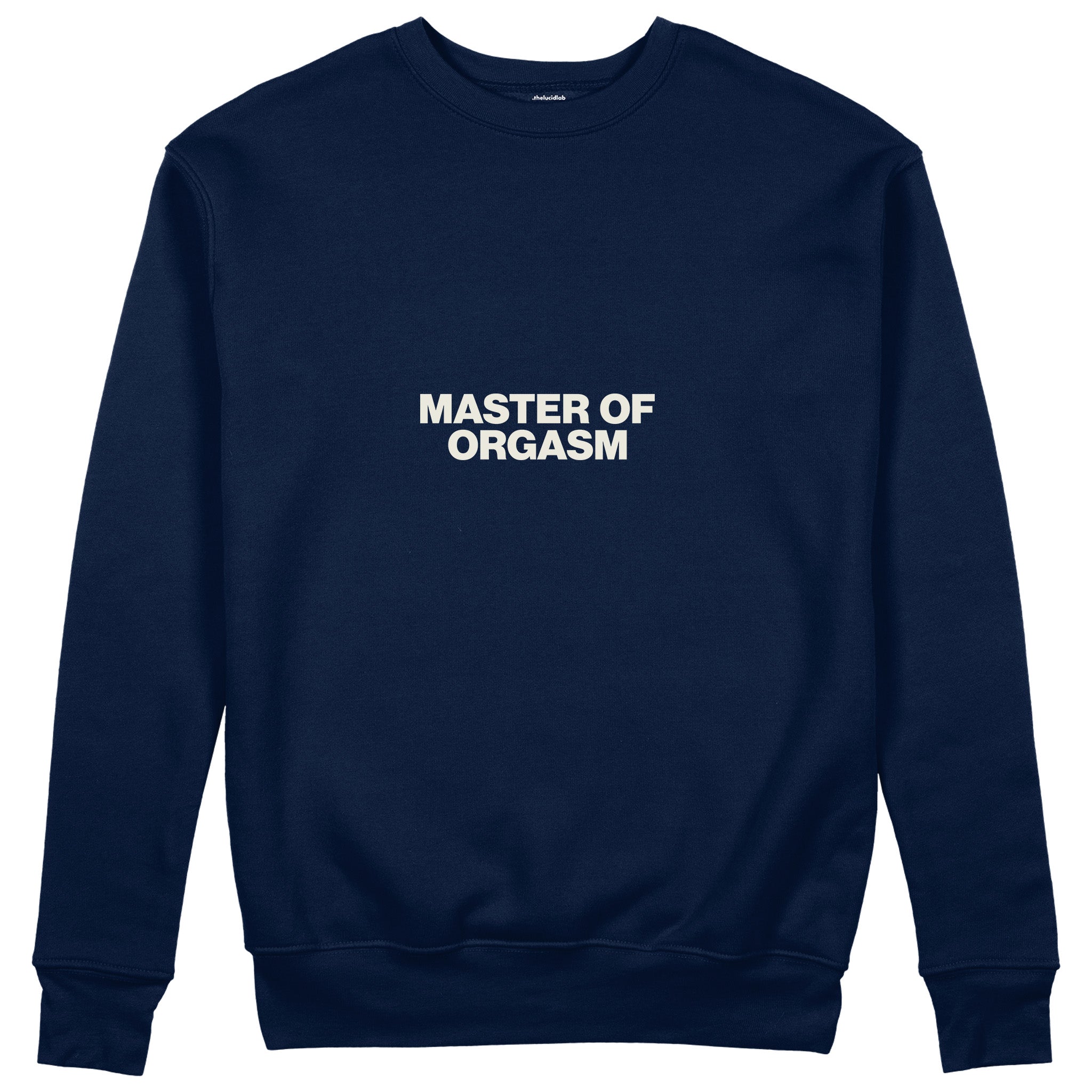Master Of Orgasm Sweatshirt - Lacivert - ön görünüm