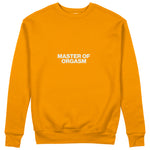 Master Of Orgasm Sweatshirt - Turuncu - ön görünüm