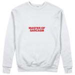 Master Of Sarcasm Sweatshirt - Beyaz - ön görünüm