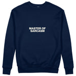 Master Of Sarcasm Sweatshirt - Lacivert - ön görünüm