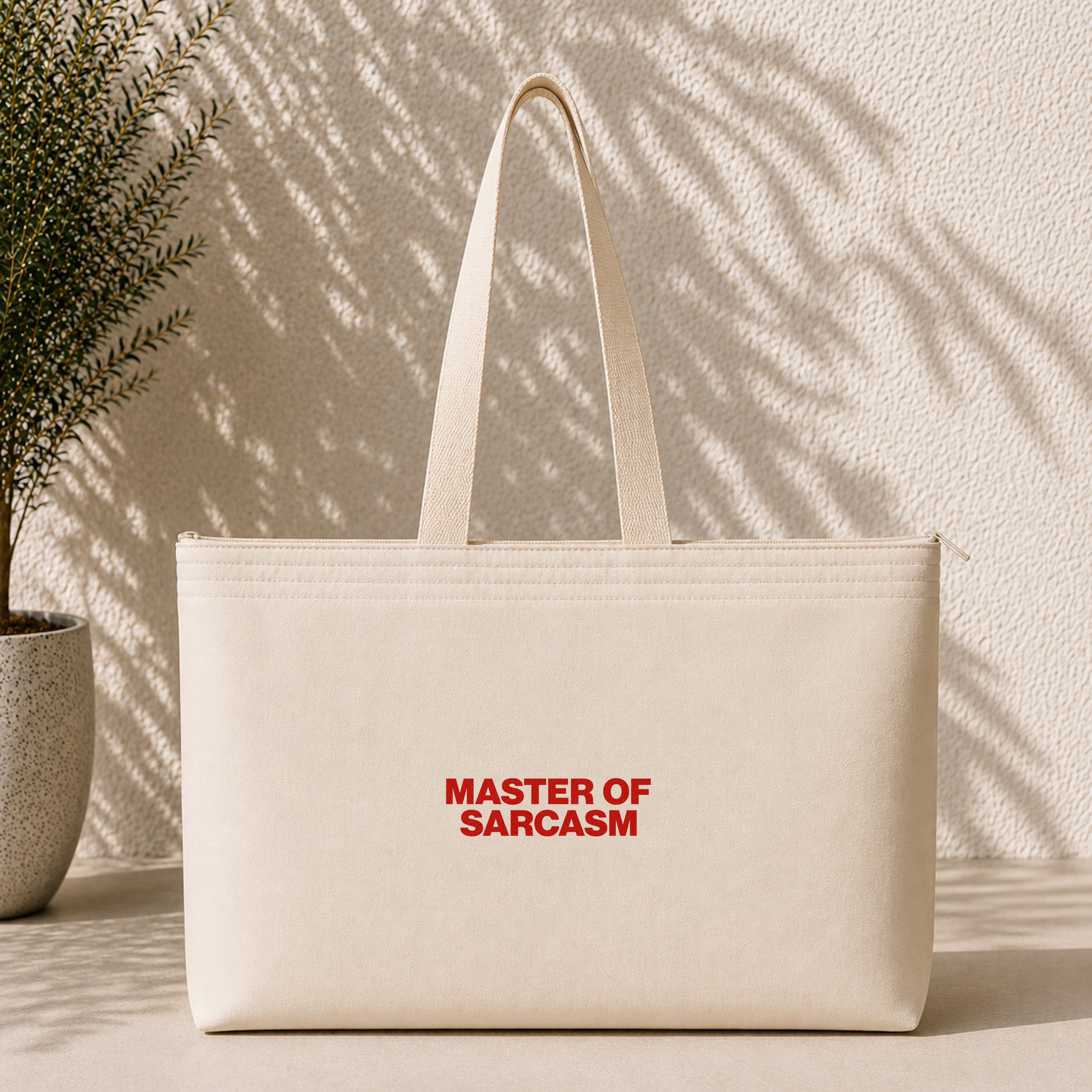 Master Of Sarcasm Weekend Tote Bag – ön görünüm