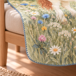 Meadow Pony Polar Bebek Battaniyesi — Kenar ve dikiş detayı