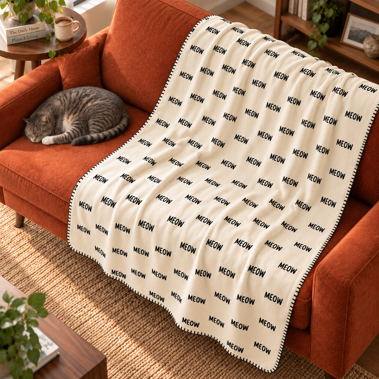 Meow Society Polar TV Battaniyesi — Çapraz görünüm
