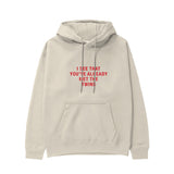 Met The Twins Hoodie - Krem - ön görünüm