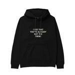 Met The Twins Hoodie - Siyah - ön görünüm