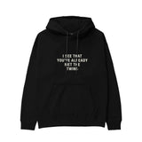Met The Twins Hoodie - Siyah - ön görünüm