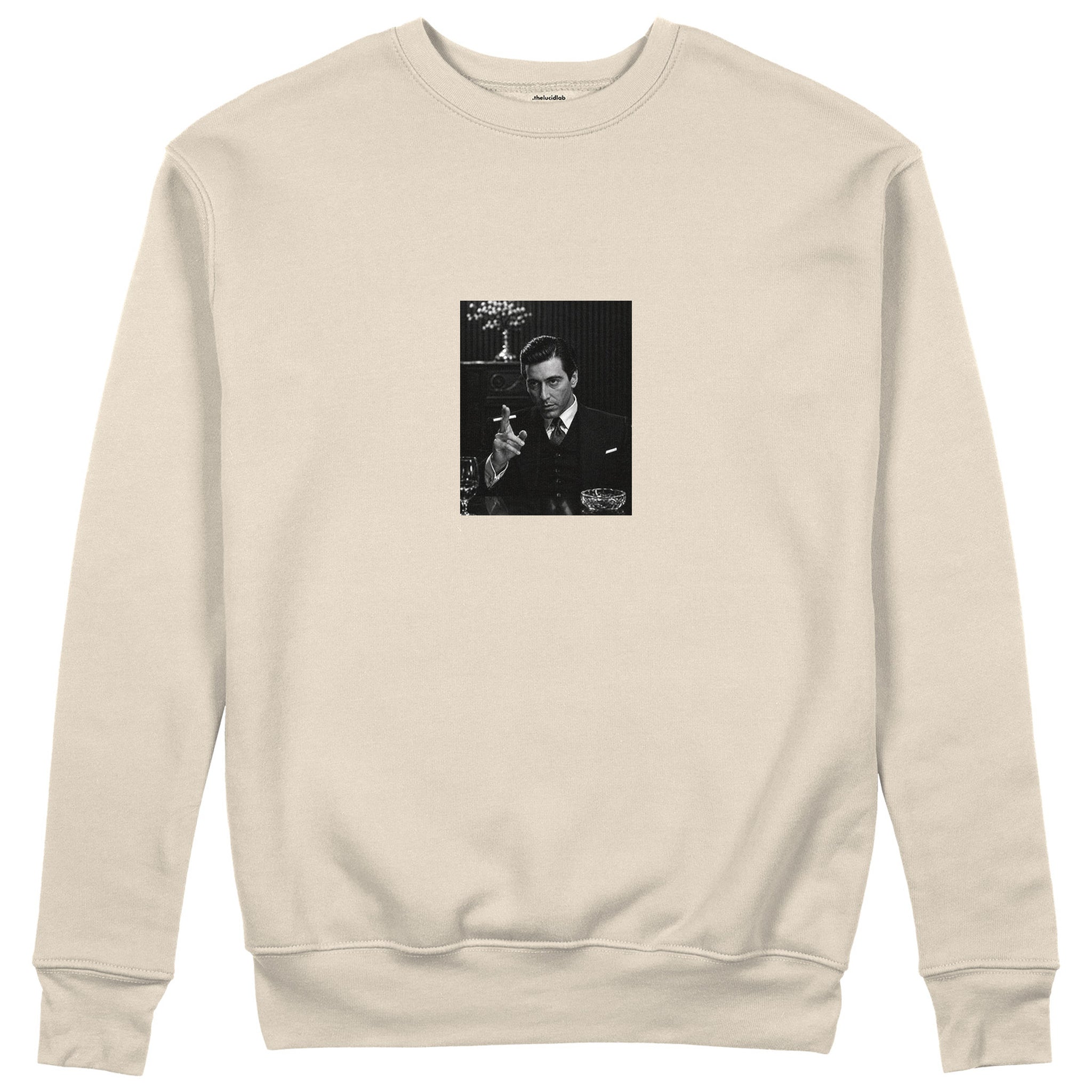 Michael Corleone Sweatshirt - Bej - ön görünüm