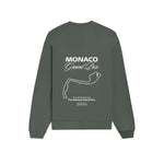 Monaco Grand Prix Oversize Sweatshirt - Antrasit - arka görünüm