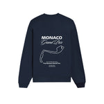 Monaco Grand Prix Oversize Sweatshirt - Lacivert - arka görünüm