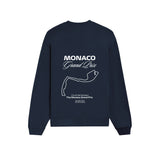 Monaco Grand Prix Oversize Sweatshirt - Lacivert - arka görünüm