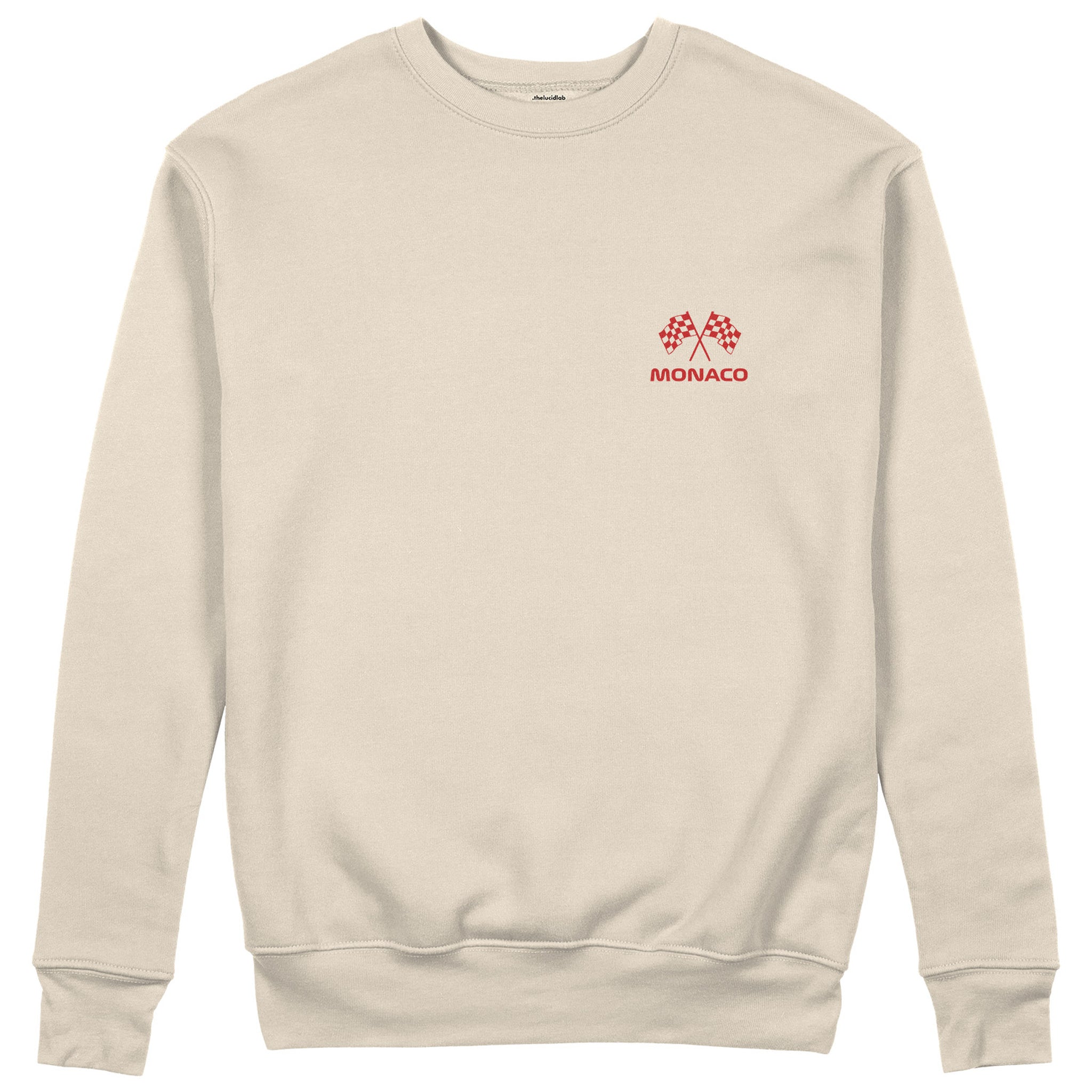 Monaco Grand Prix Sweatshirt - Bej - ön görünüm