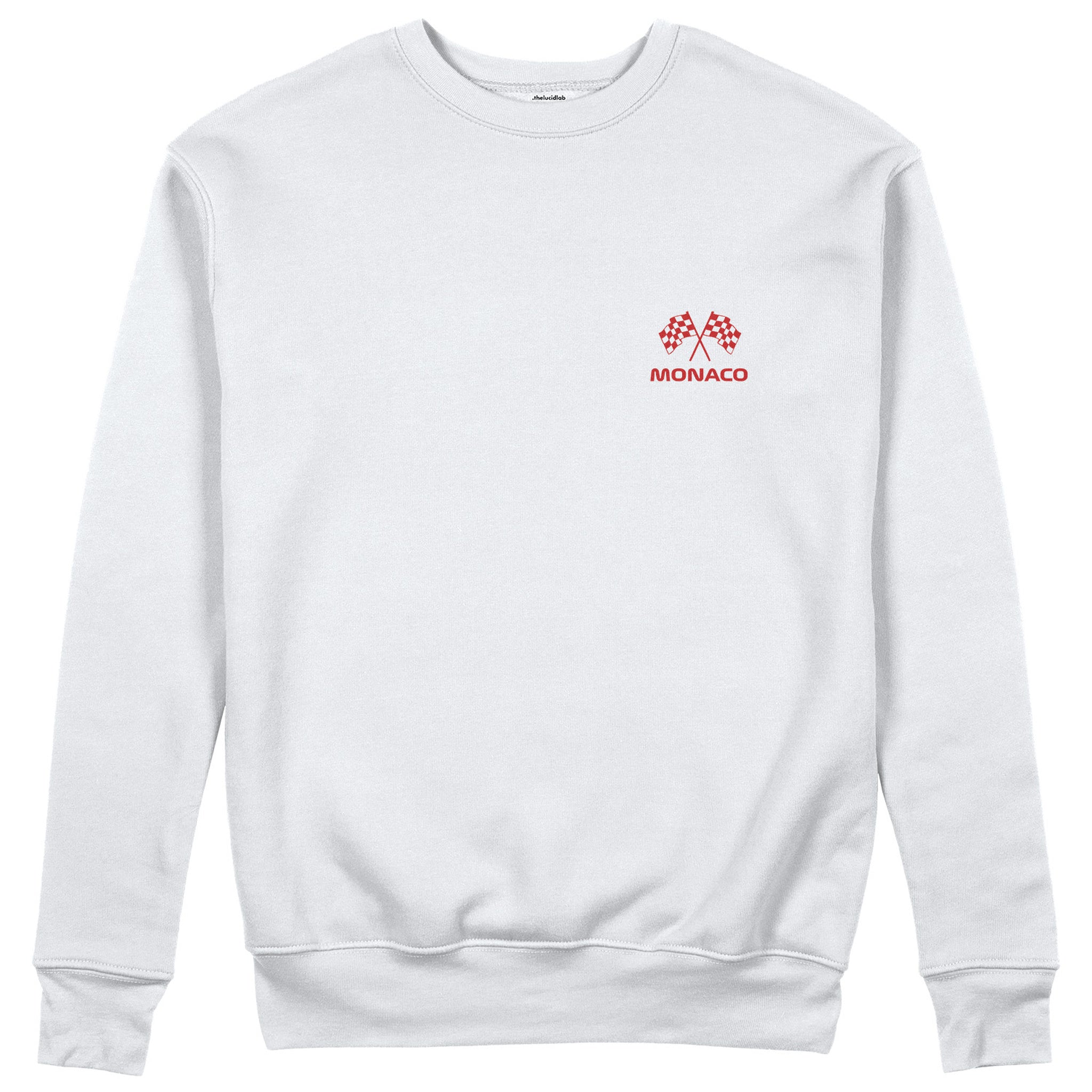 Monaco Grand Prix Sweatshirt - Beyaz - ön görünüm