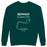 Monaco Grand Prix Sweatshirt - Koyu Yeşil - arka görünüm