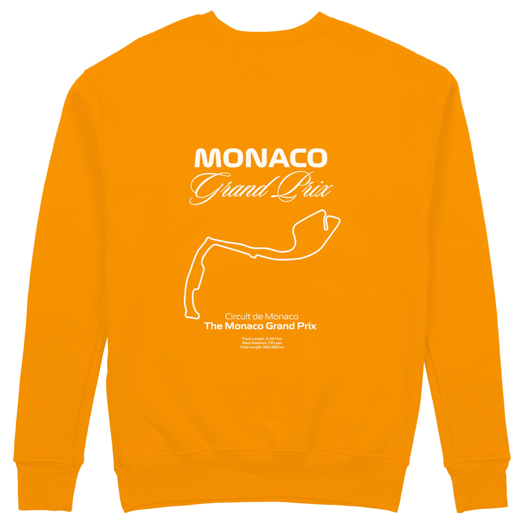 Monaco Grand Prix Sweatshirt - Turuncu - arka görünüm