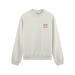 Monza Grand Prix Oversize Sweatshirt - Beyaz - ön görünüm