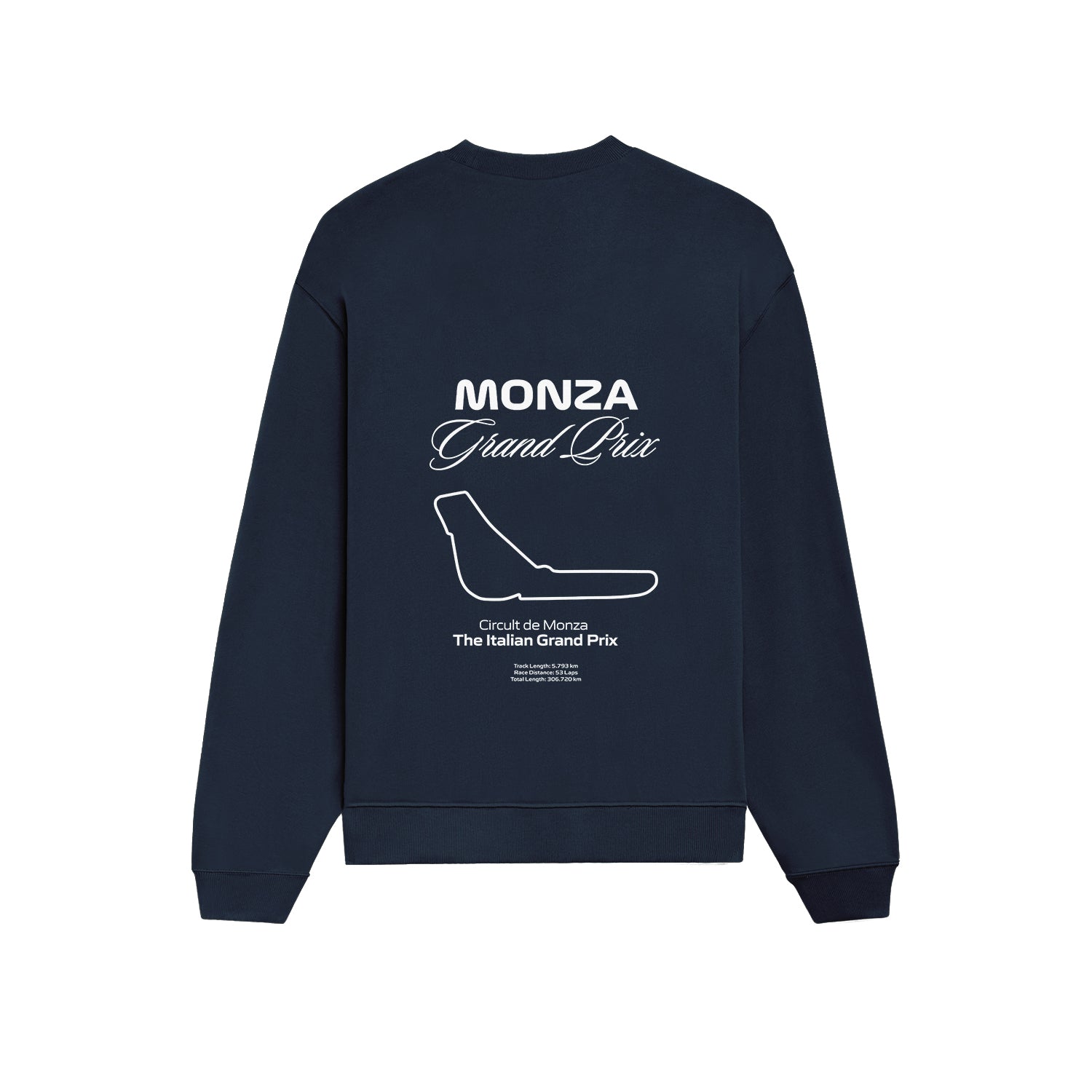 Monza Grand Prix Oversize Sweatshirt - Lacivert - arka görünüm