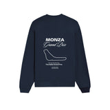 Monza Grand Prix Oversize Sweatshirt - Lacivert - arka görünüm