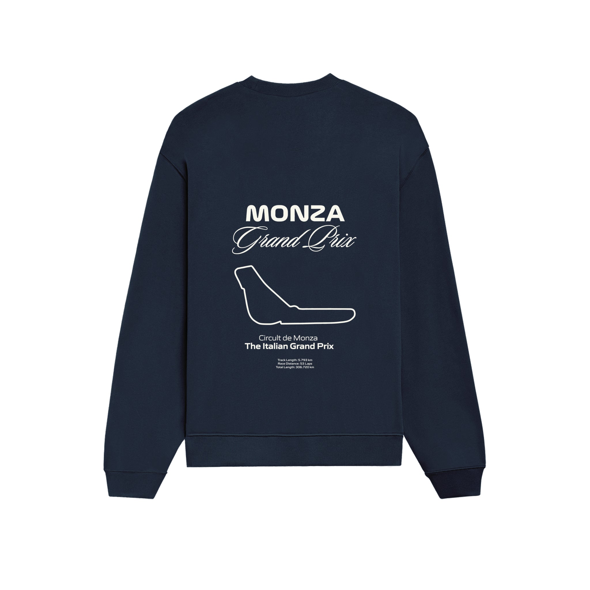 Monza Grand Prix Oversize Sweatshirt - Lacivert - arka görünüm