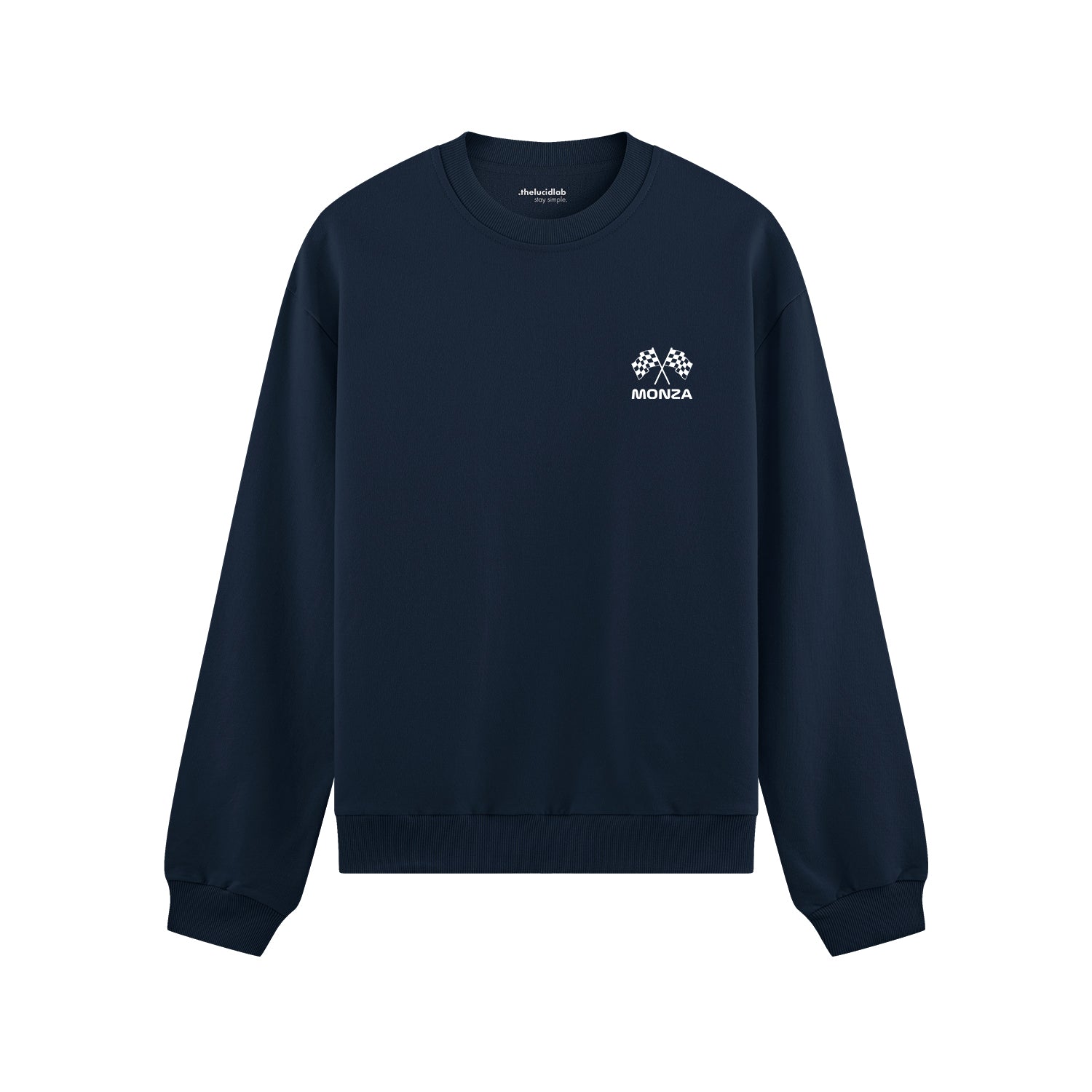 Monza Grand Prix Oversize Sweatshirt - Lacivert - ön görünüm